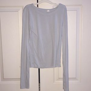 Pacsun XS light blue ribbed top.